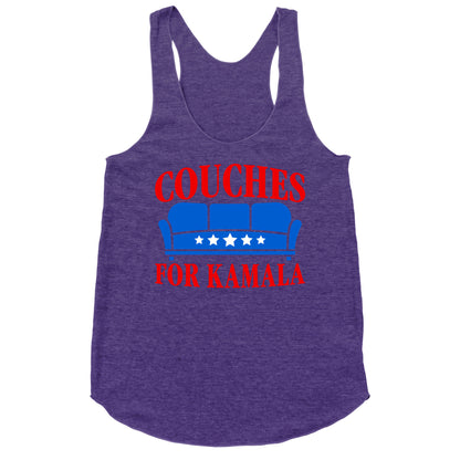 Couches For Kamala Racerback Tank