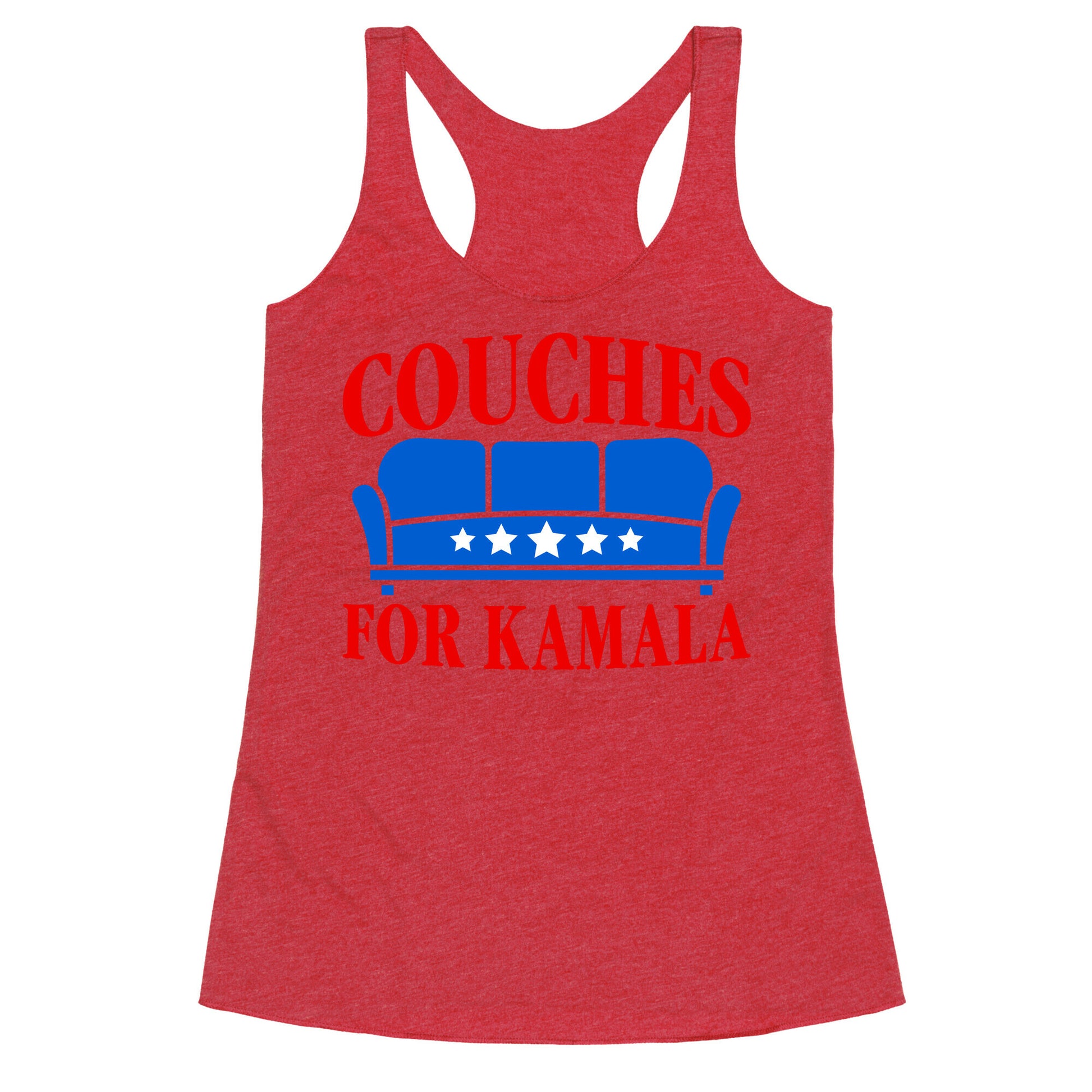 Couches For Kamala Racerback Tank