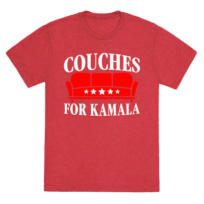 Couches For Kamala Unisex Triblend Tee
