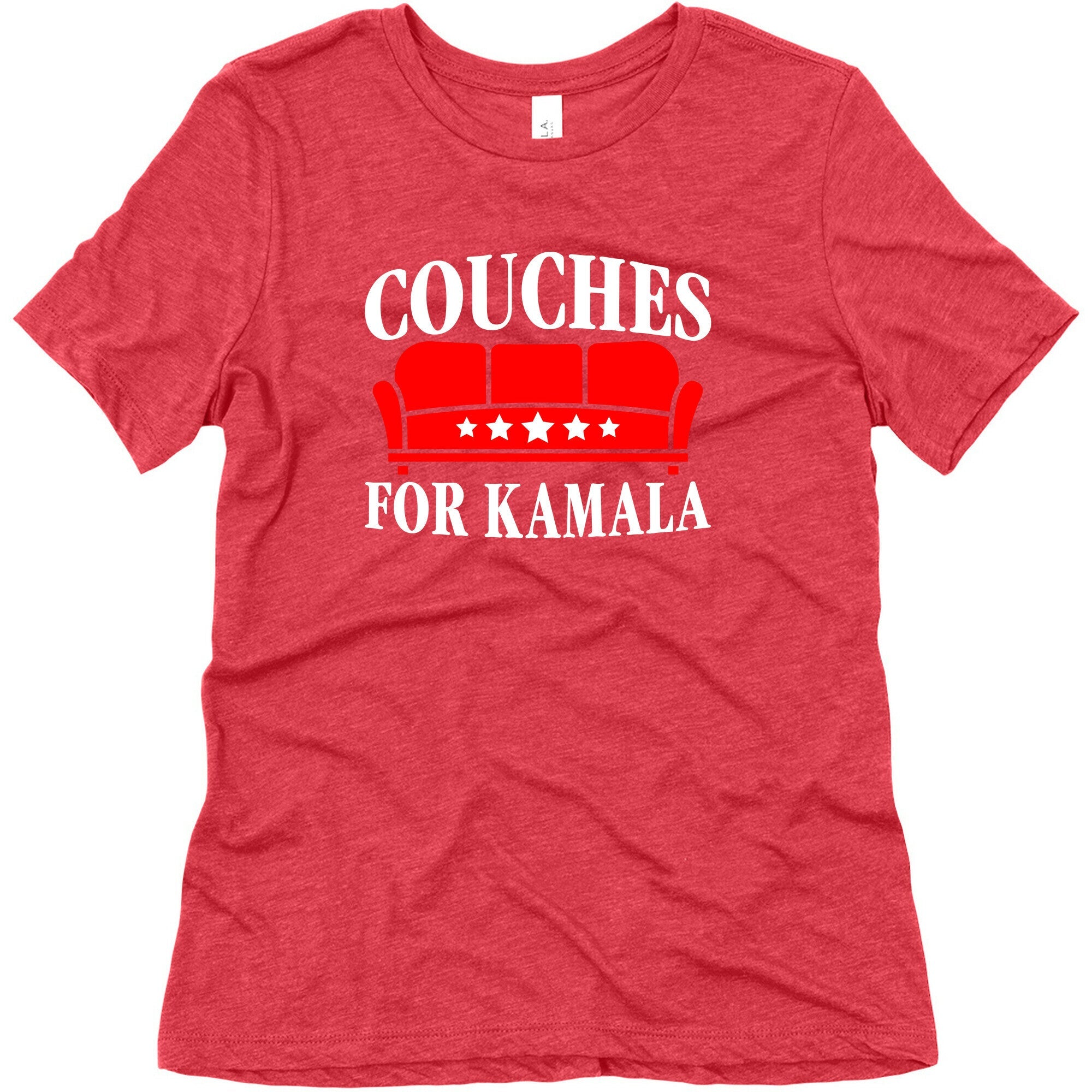 Couches For Kamala Womens Triblend Tee