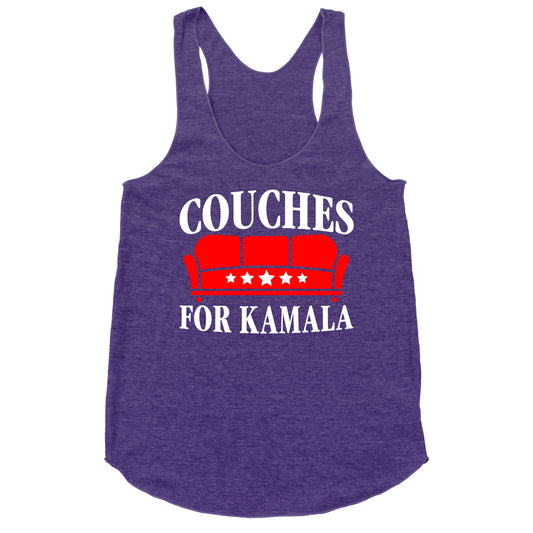 Couches For Kamala Racerback Tank