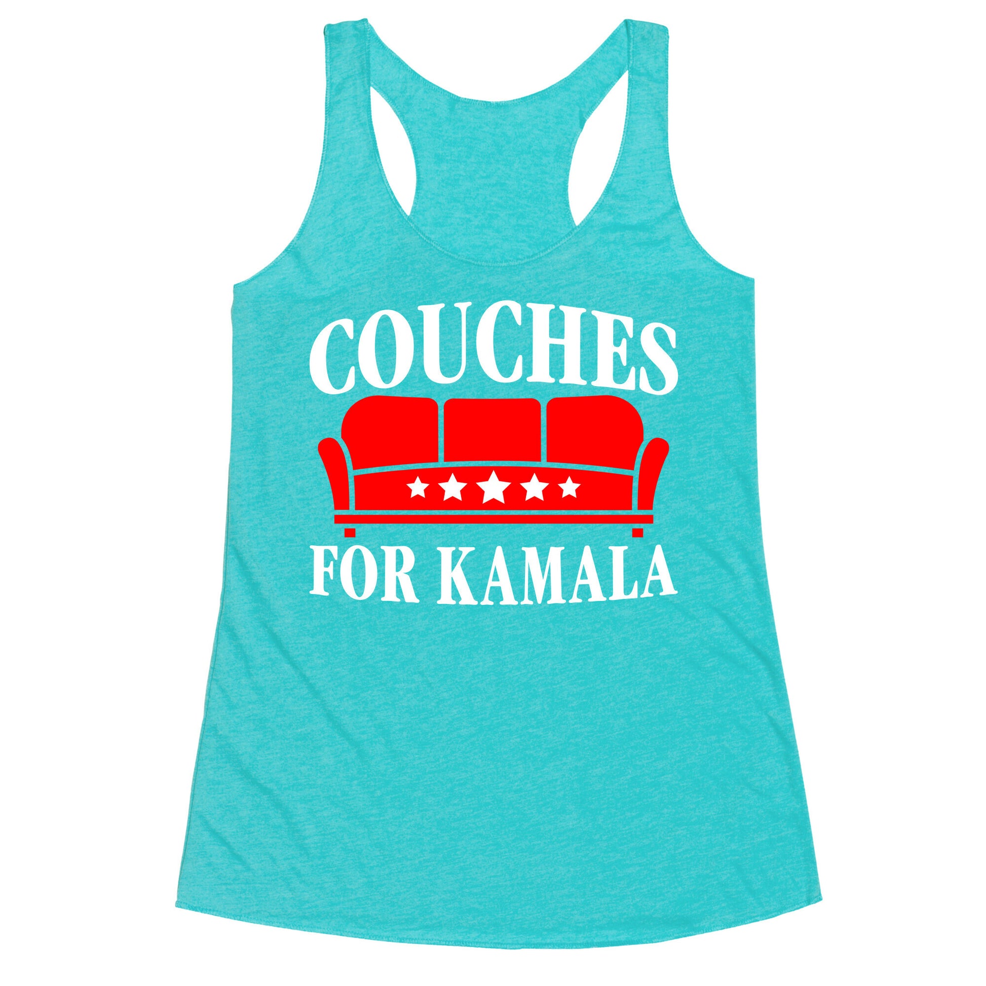 Couches For Kamala Racerback Tank
