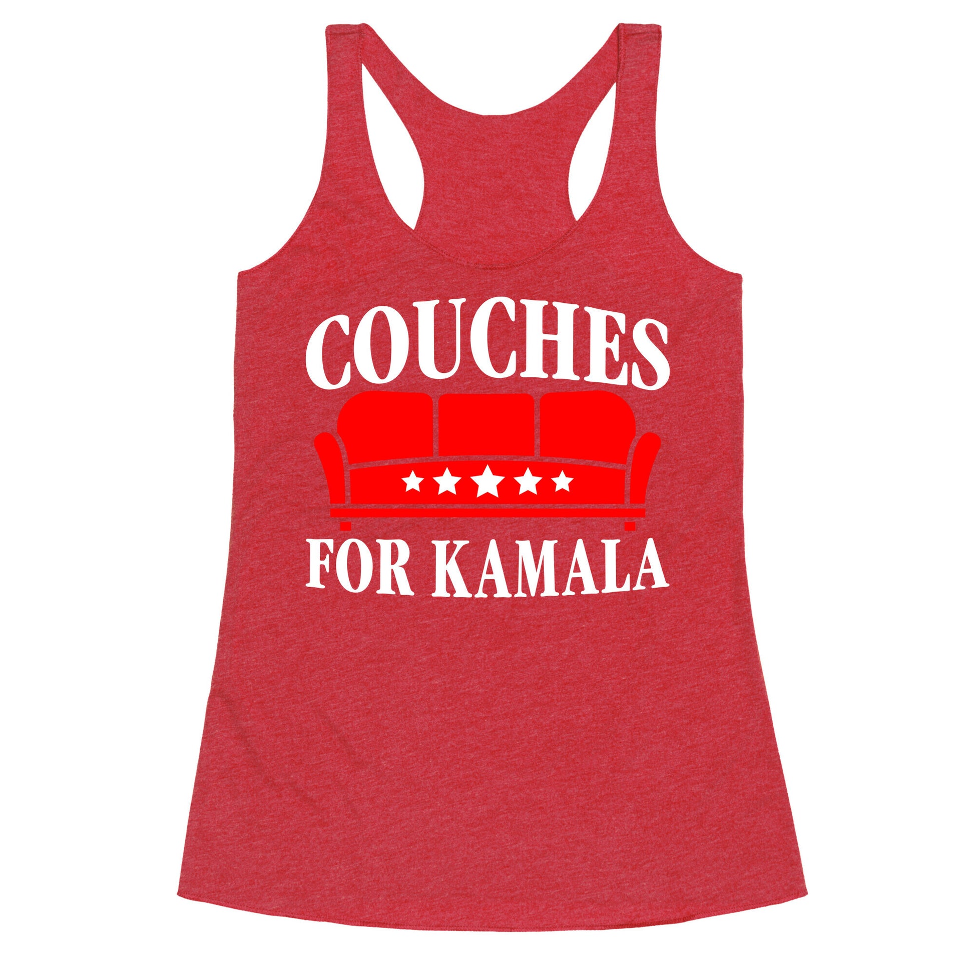 Couches For Kamala Racerback Tank