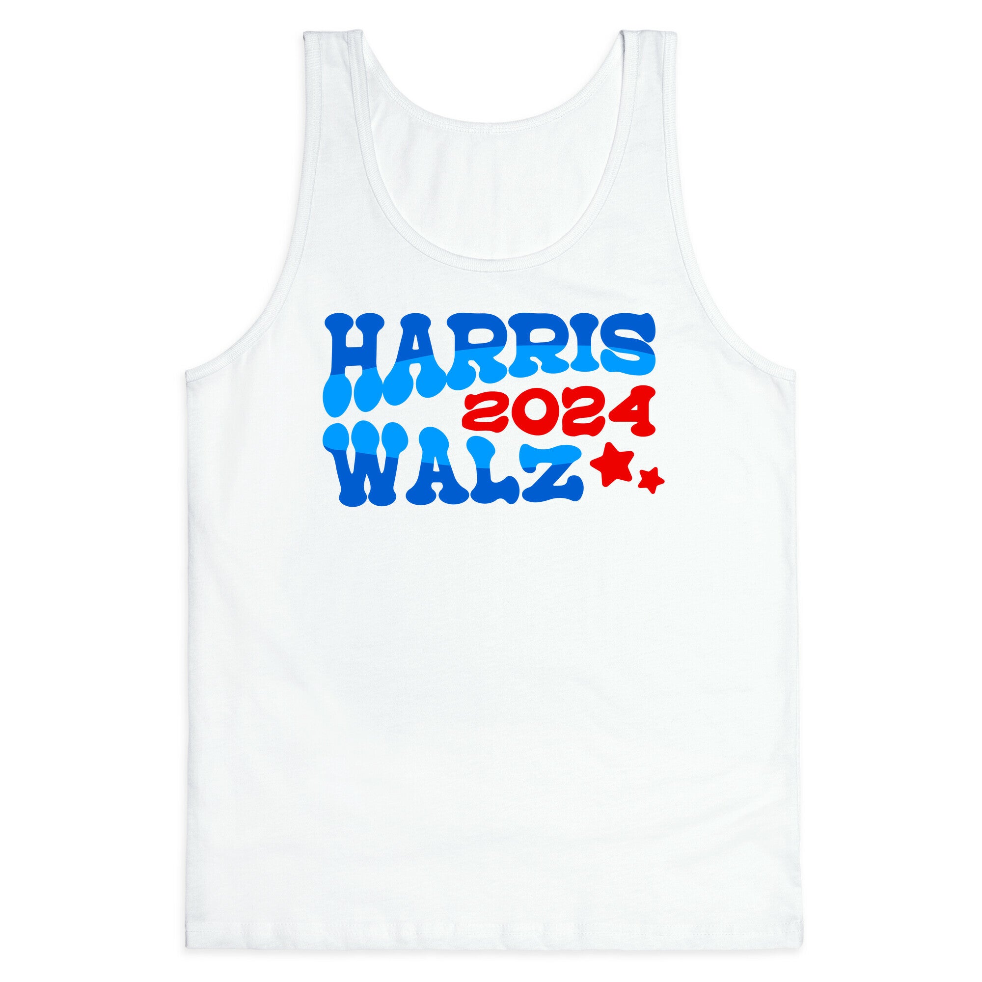 Harris Walz 2024 Retro Text Tank Top