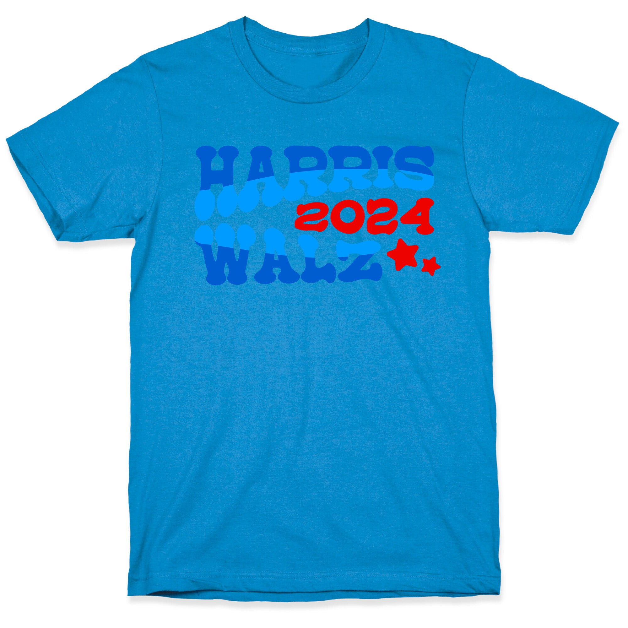Harris Walz 2024 Retro Text T-Shirt