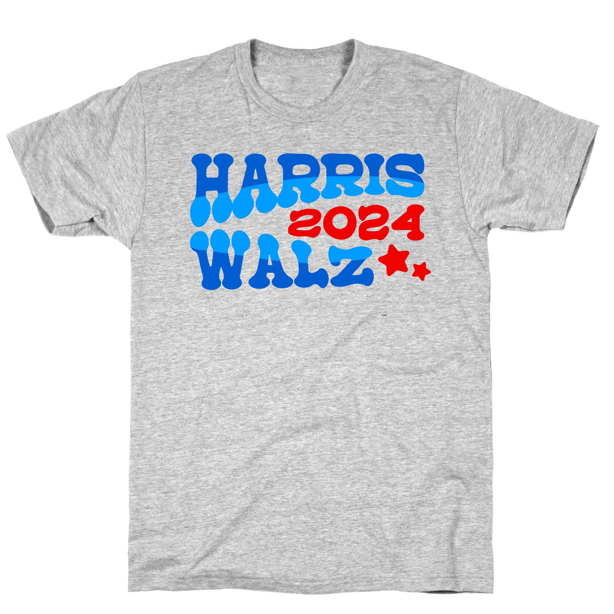Harris Walz 2024 Retro Text T-Shirt
