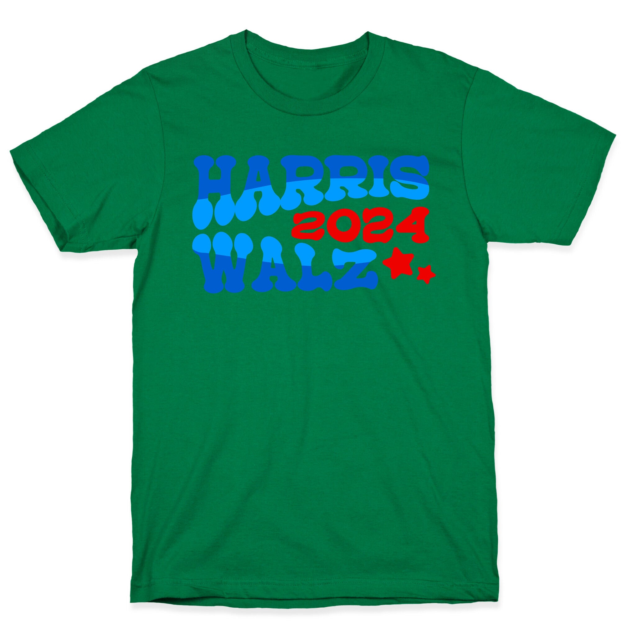 Harris Walz 2024 Retro Text T-Shirt