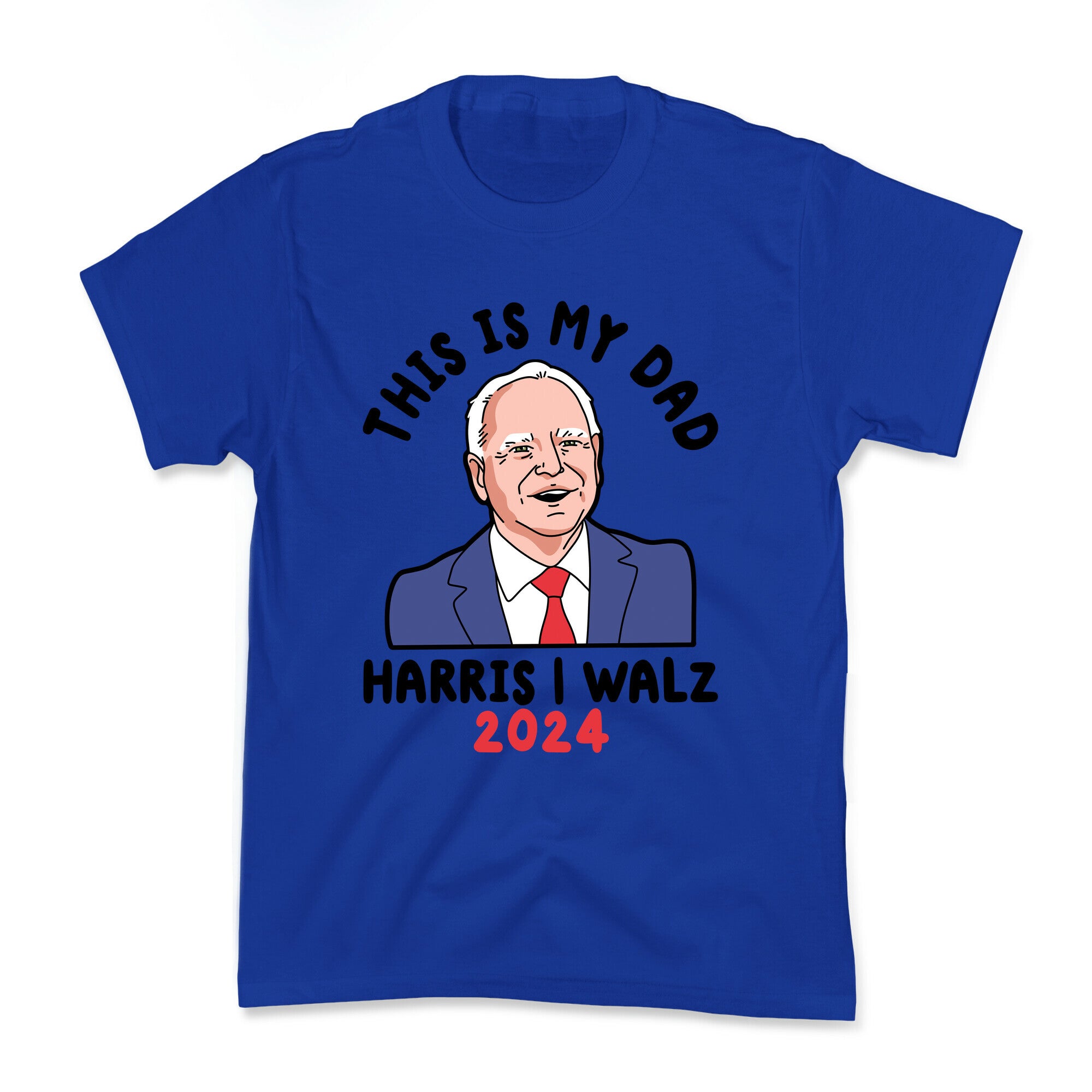 This Is My Dad Tim Walz Kids Tee