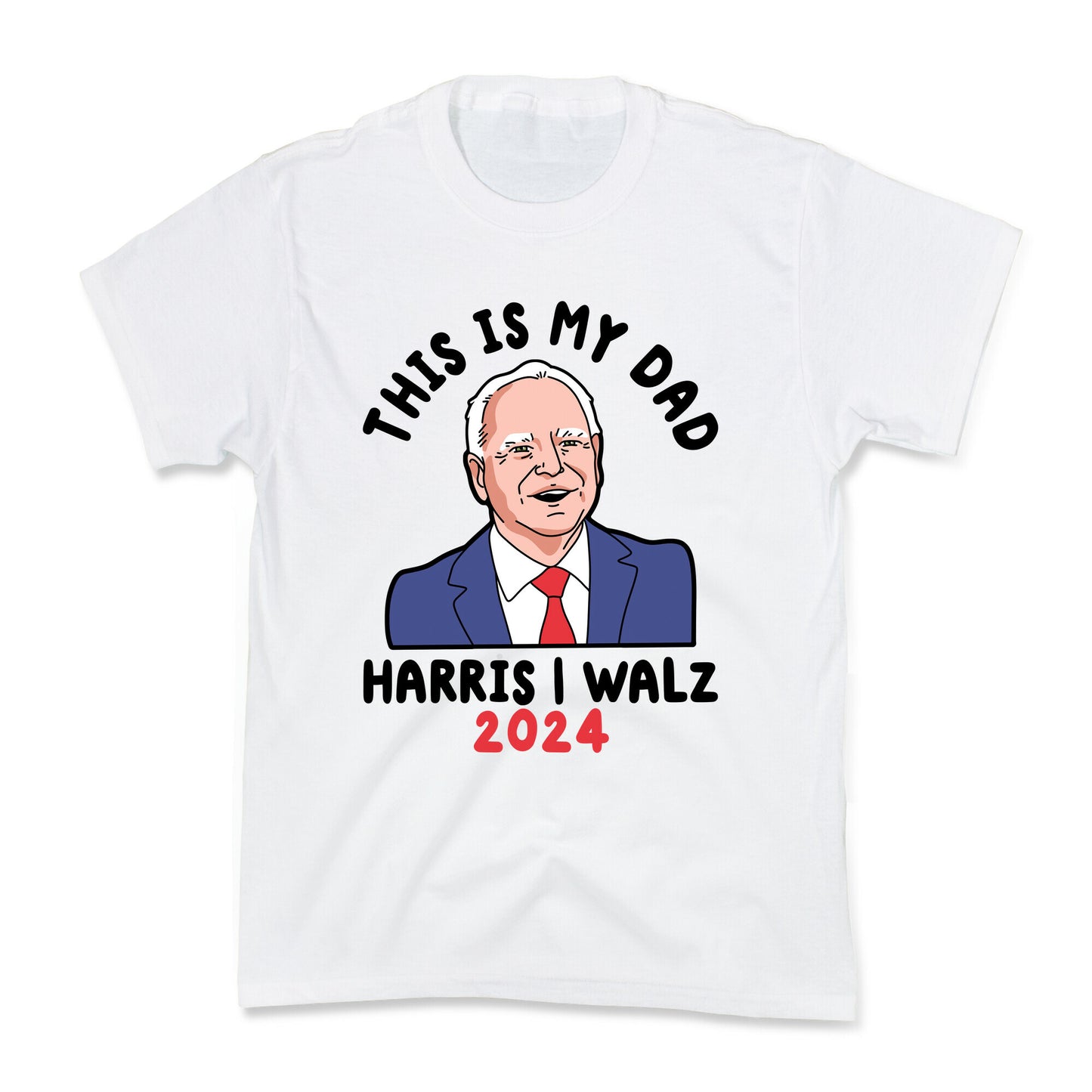 This Is My Dad Tim Walz Kids Tee