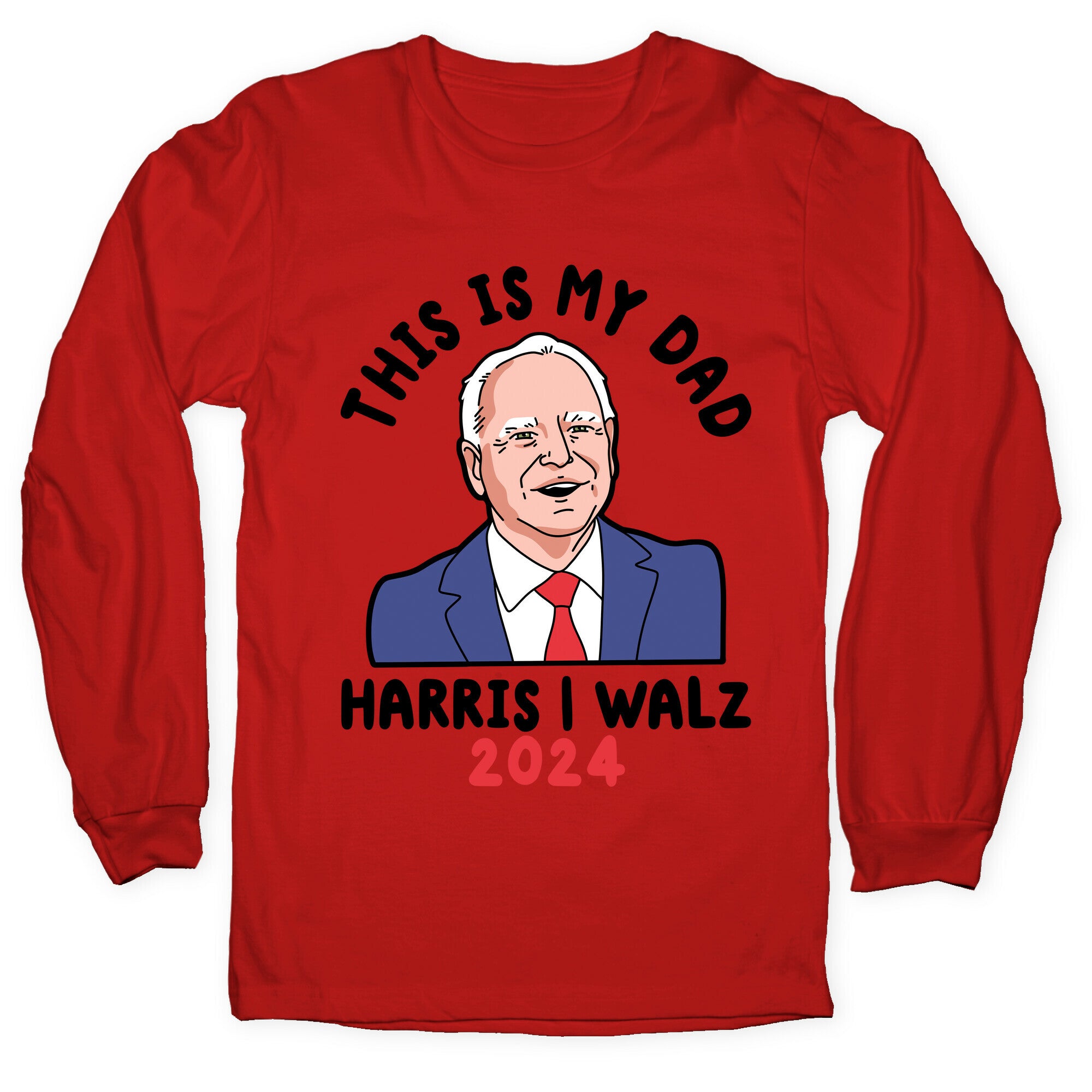This Is My Dad Tim Walz Longsleeve Tee