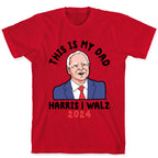 This Is My Dad Tim Walz T-Shirt