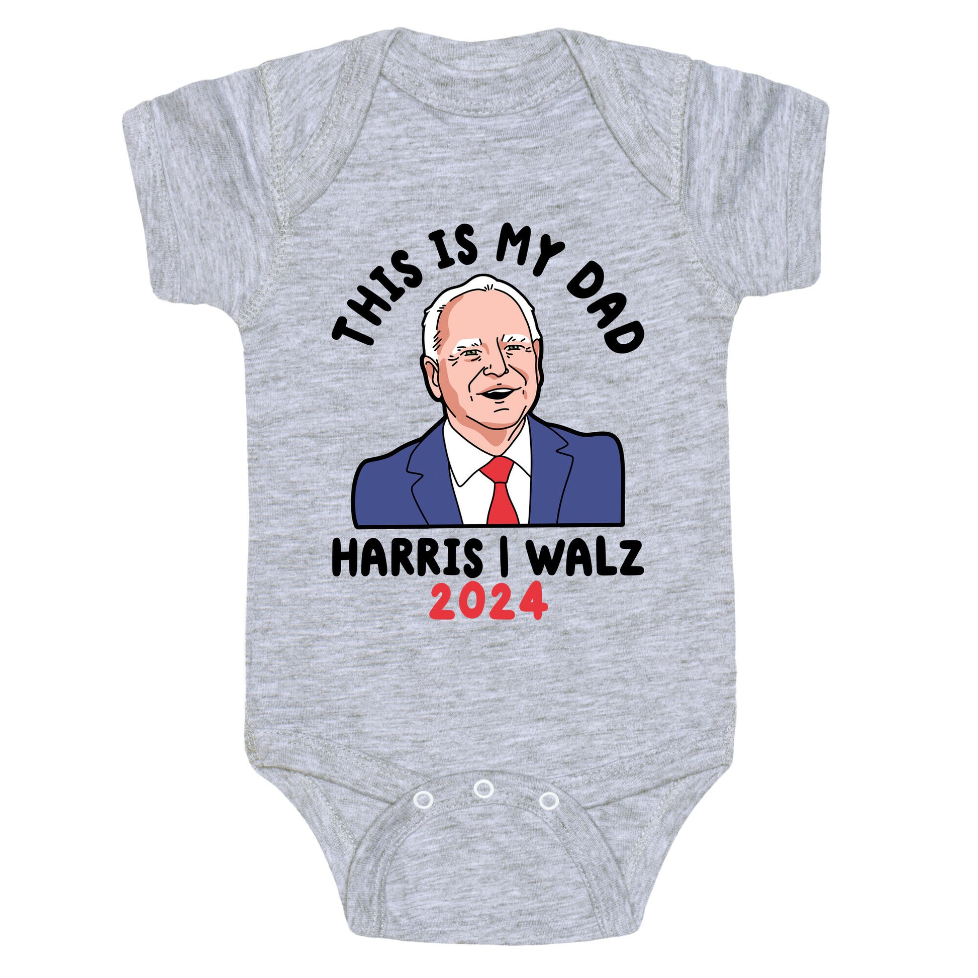 This Is My Dad Tim Walz Baby One-Piece