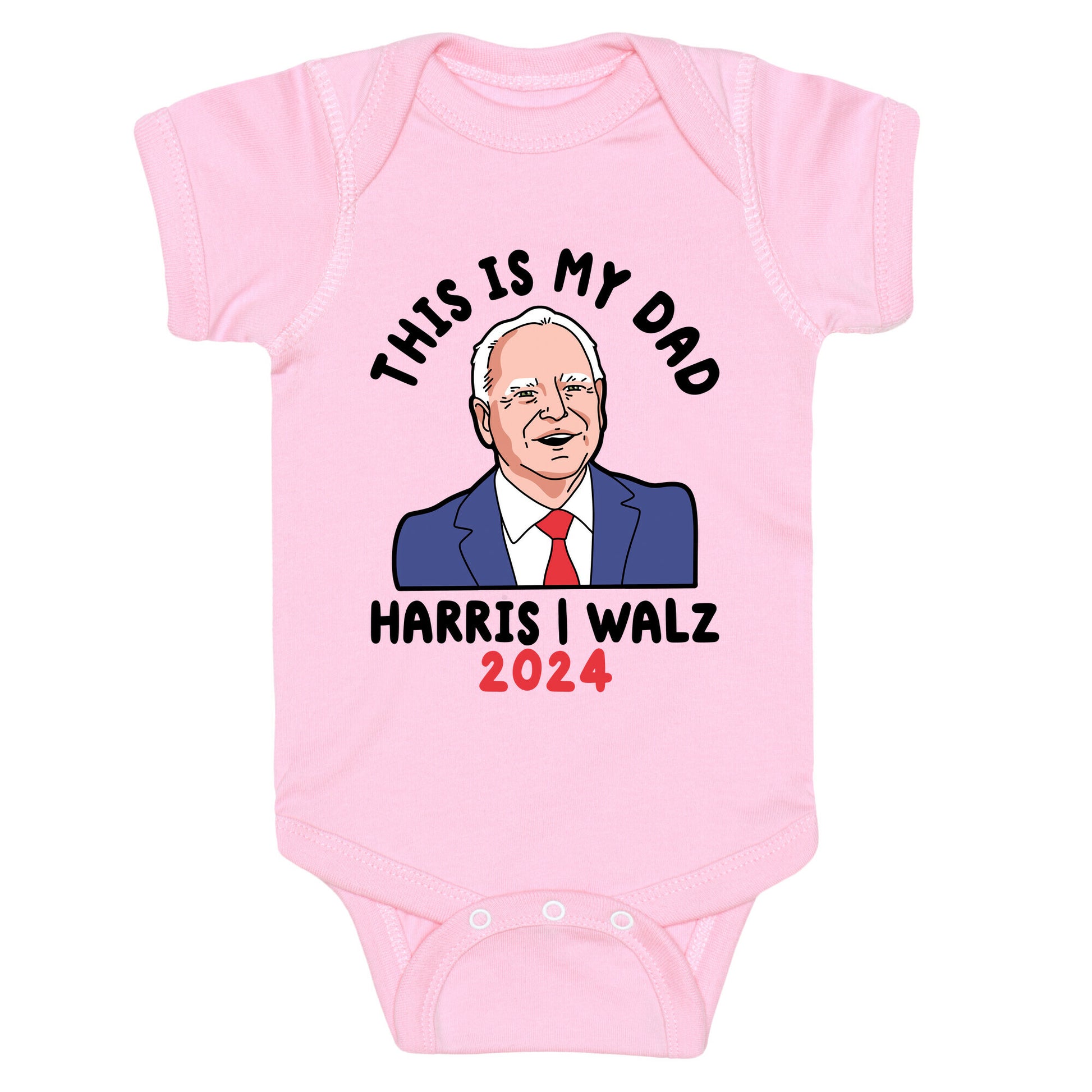 This Is My Dad Tim Walz Baby One-Piece