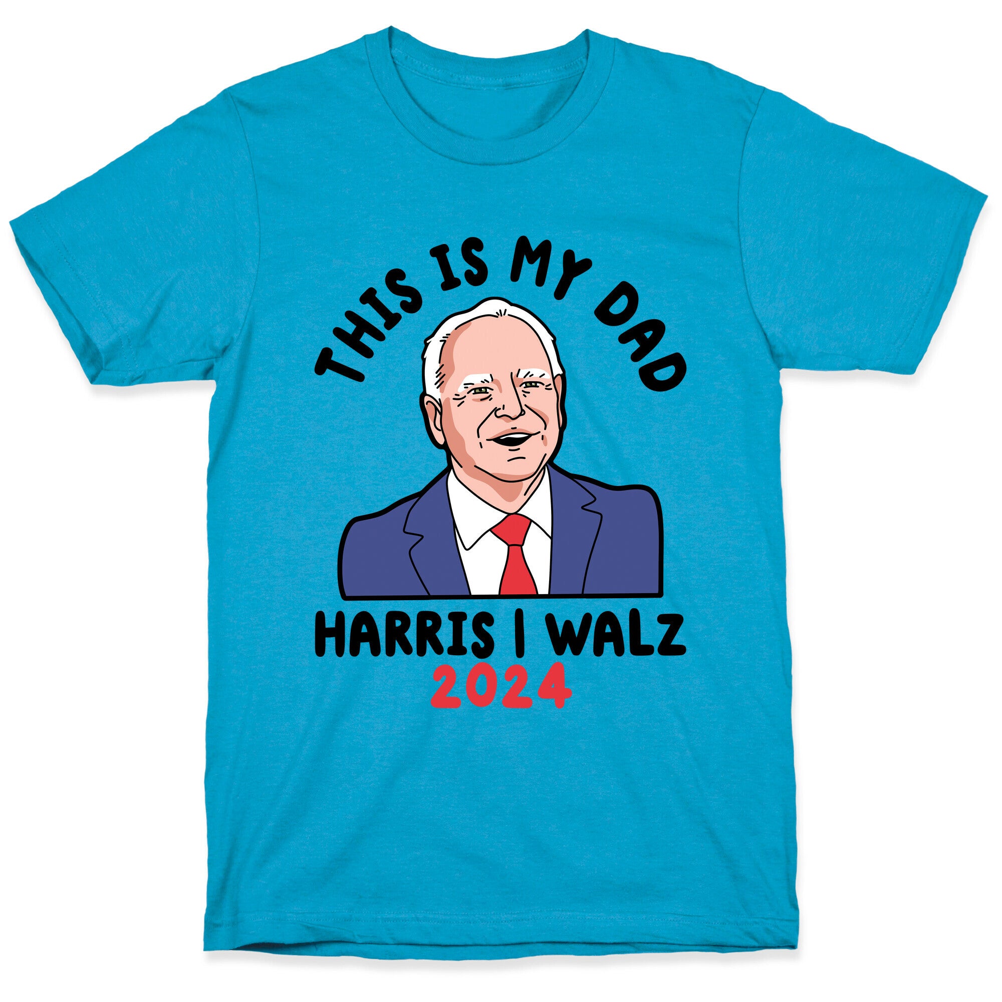 This Is My Dad Tim Walz Unisex Triblend Tee