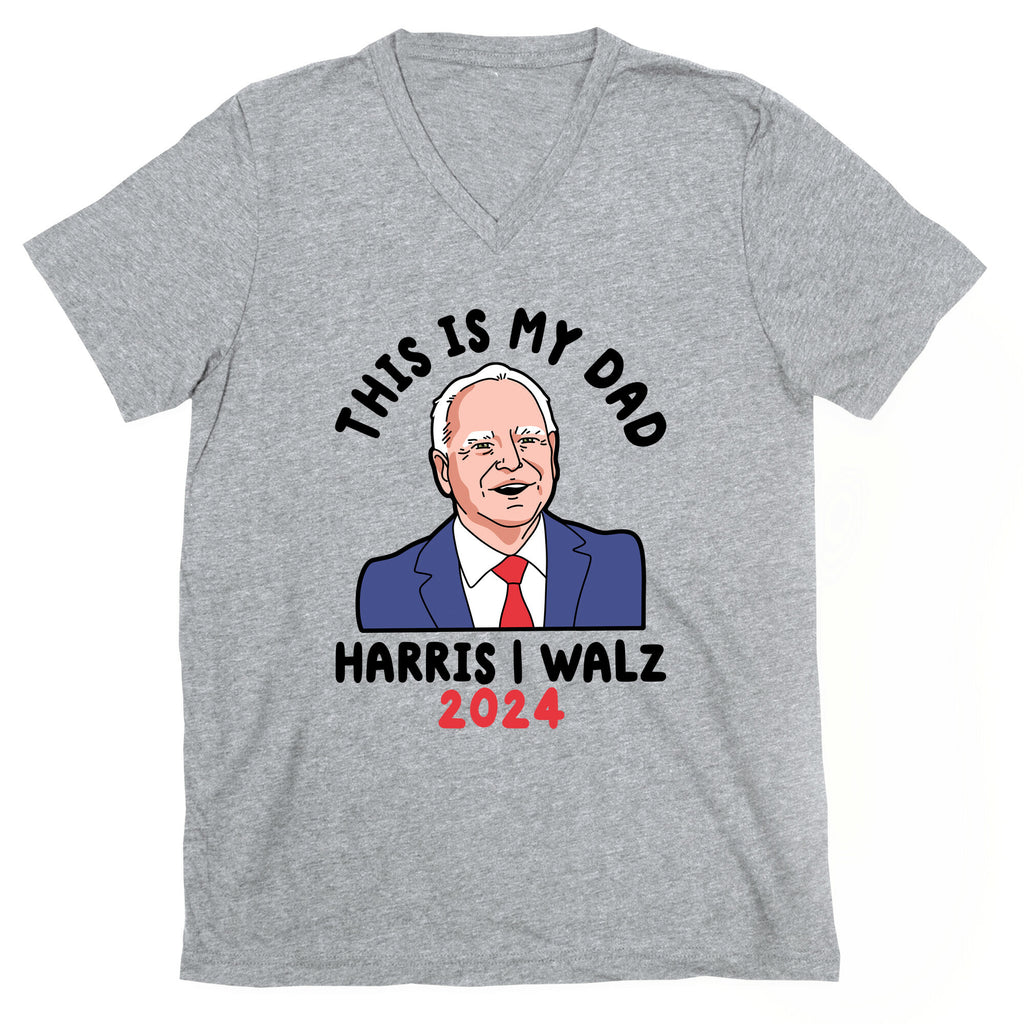 This Is My Dad Tim Walz V-Neck