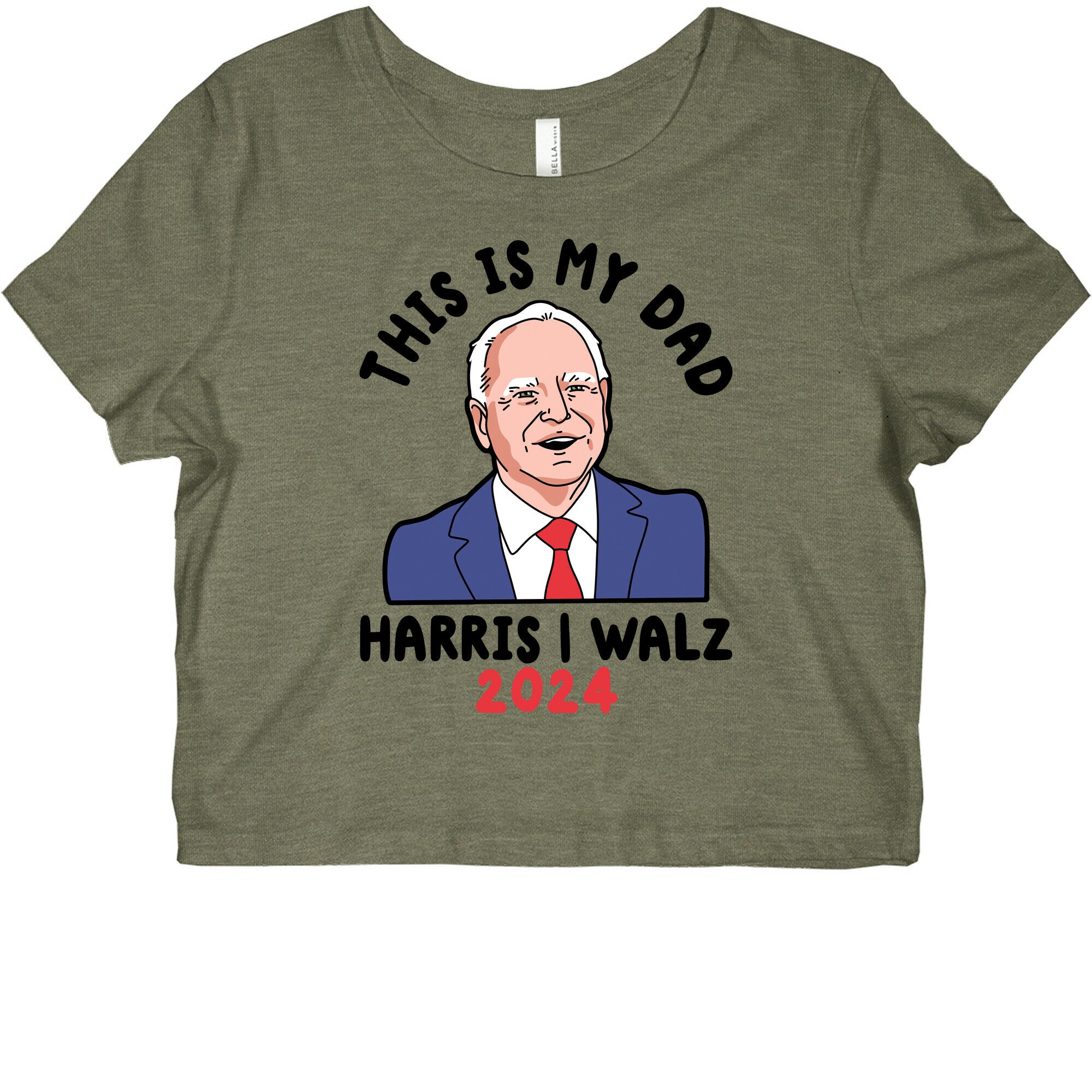 This Is My Dad Tim Walz Graphic Baby Tee