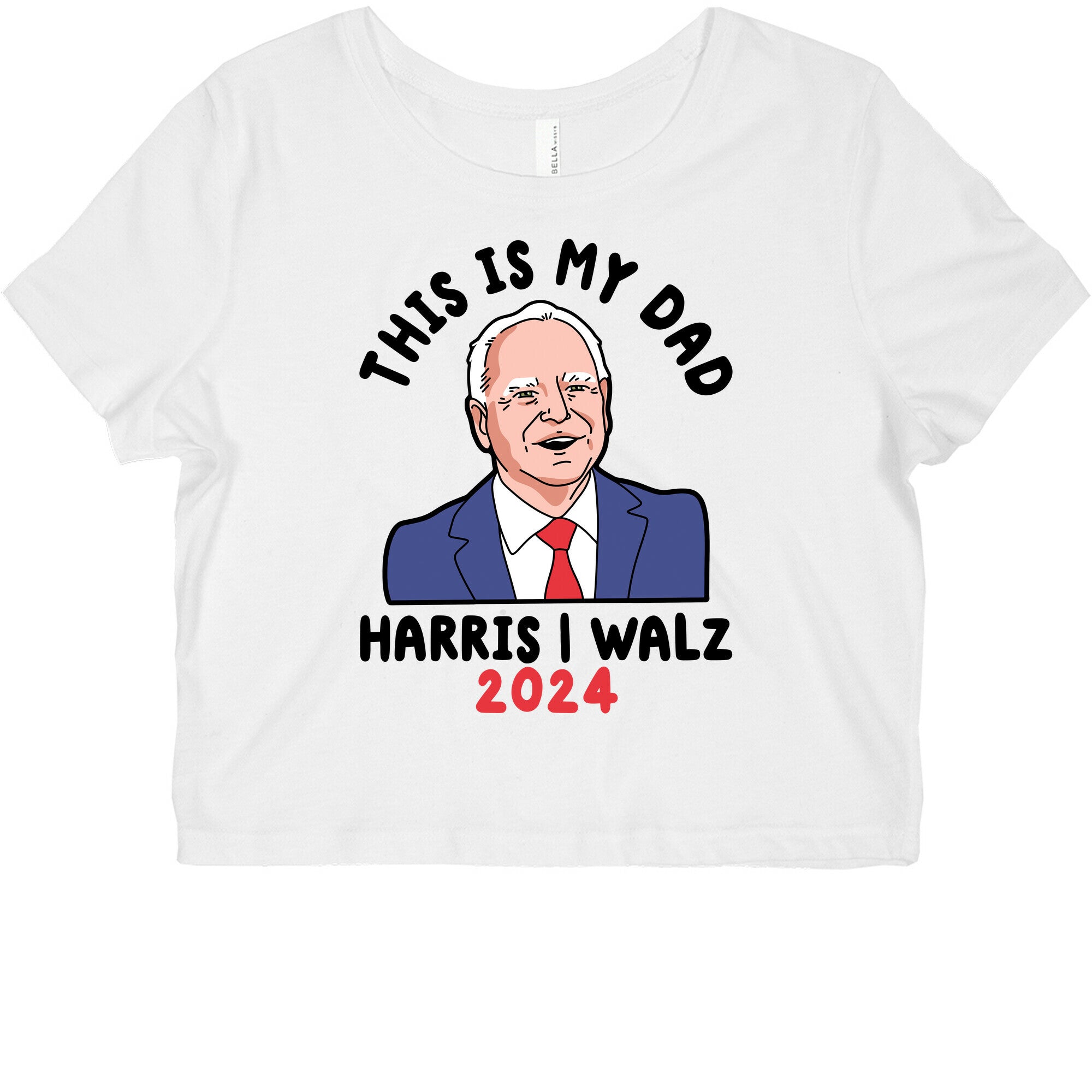This Is My Dad Tim Walz Graphic Baby Tee