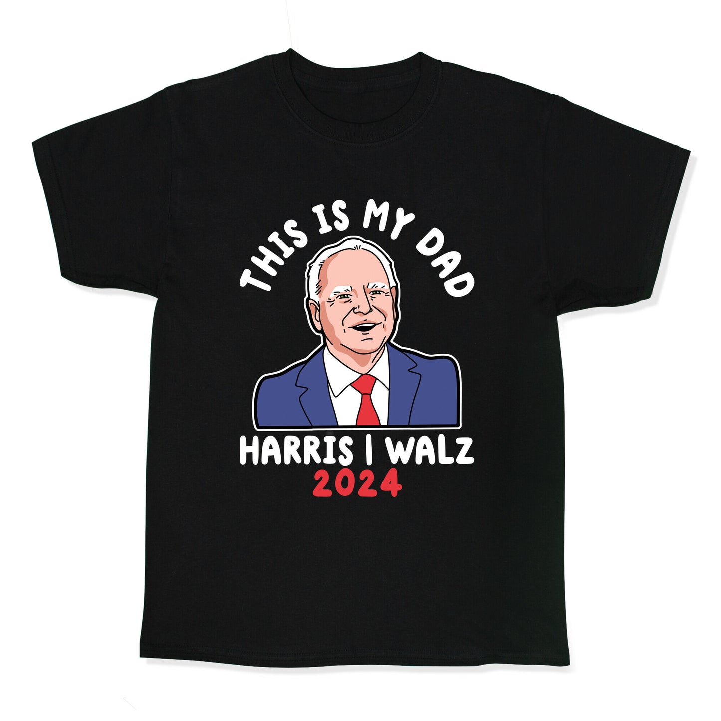 This Is My Dad Tim Walz Kids Tee