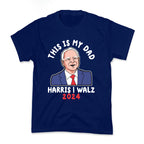This Is My Dad Tim Walz Kids Tee