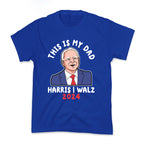 This Is My Dad Tim Walz Kids Tee