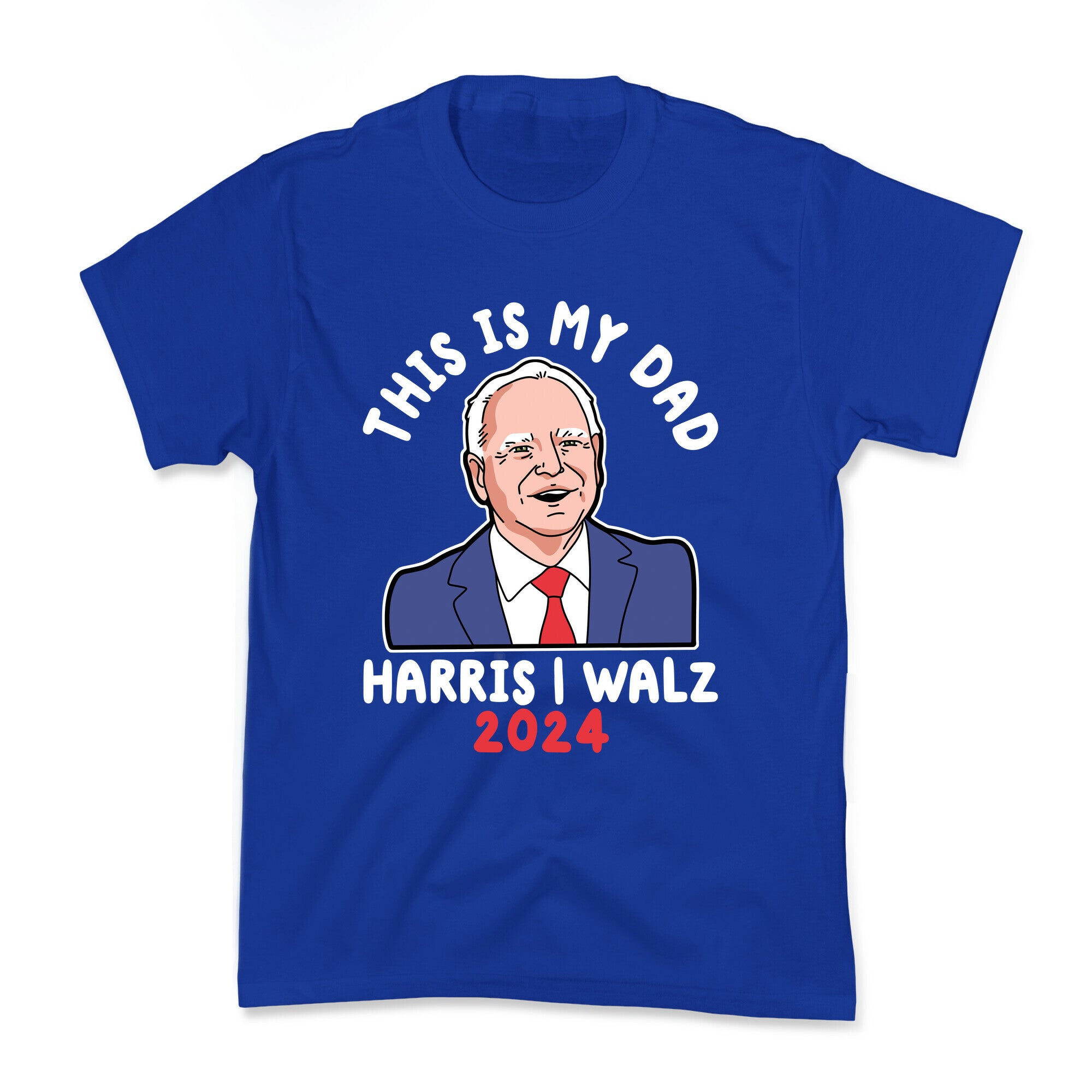 This Is My Dad Tim Walz Kids Tee