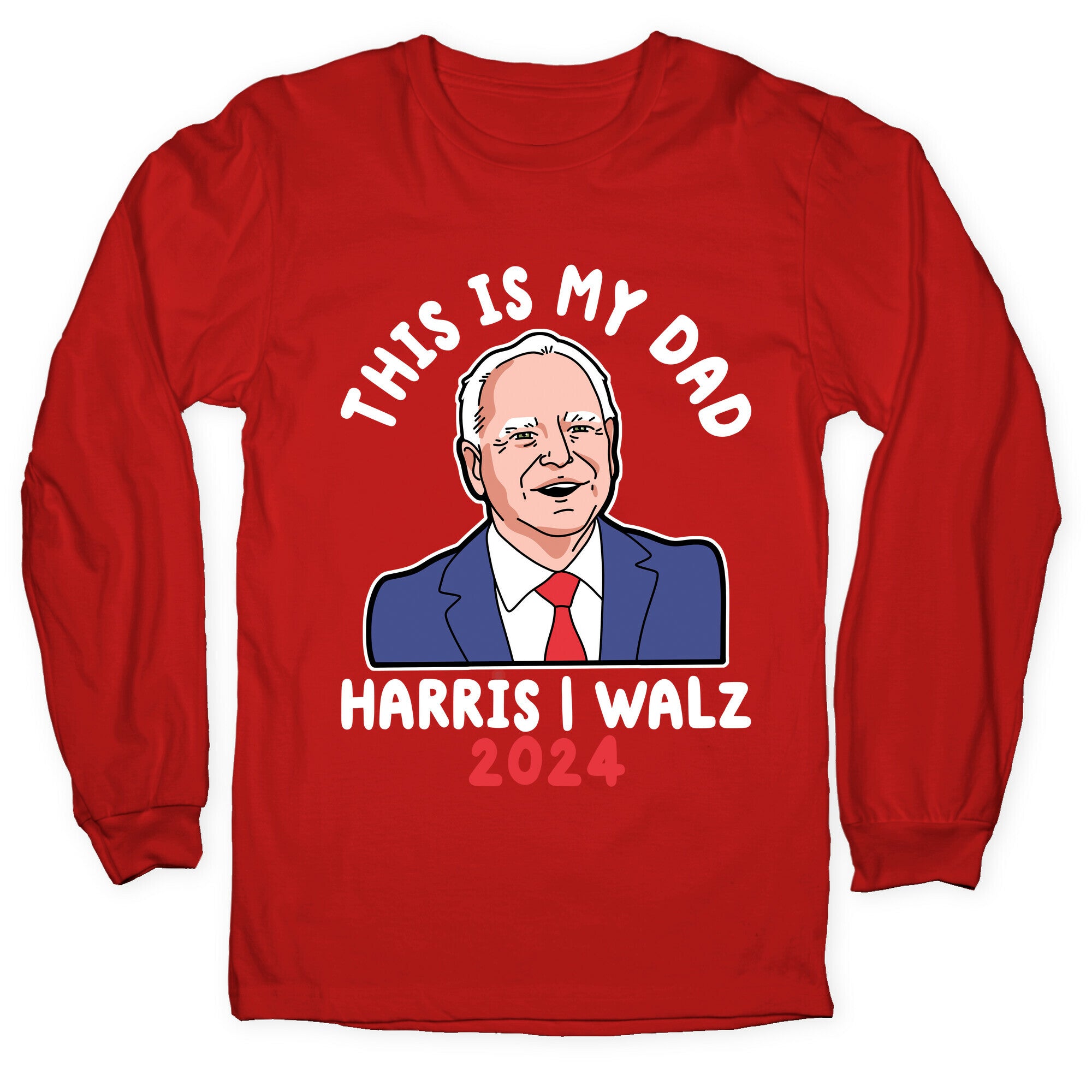 This Is My Dad Tim Walz Longsleeve Tee