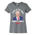 This Is My Dad Tim Walz Womens Cotton Tee