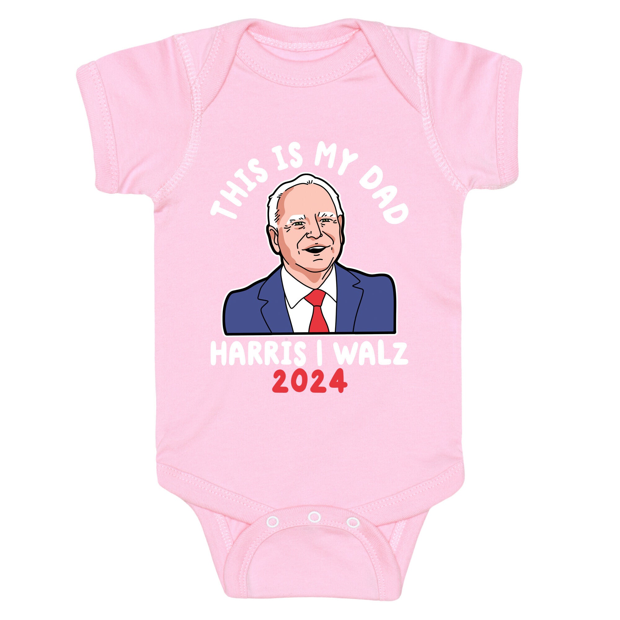 This Is My Dad Tim Walz Baby One-Piece