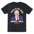 This Is My Dad Tim Walz Unisex Triblend Tee