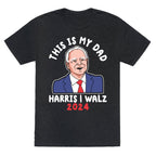 This Is My Dad Tim Walz Unisex Triblend Tee