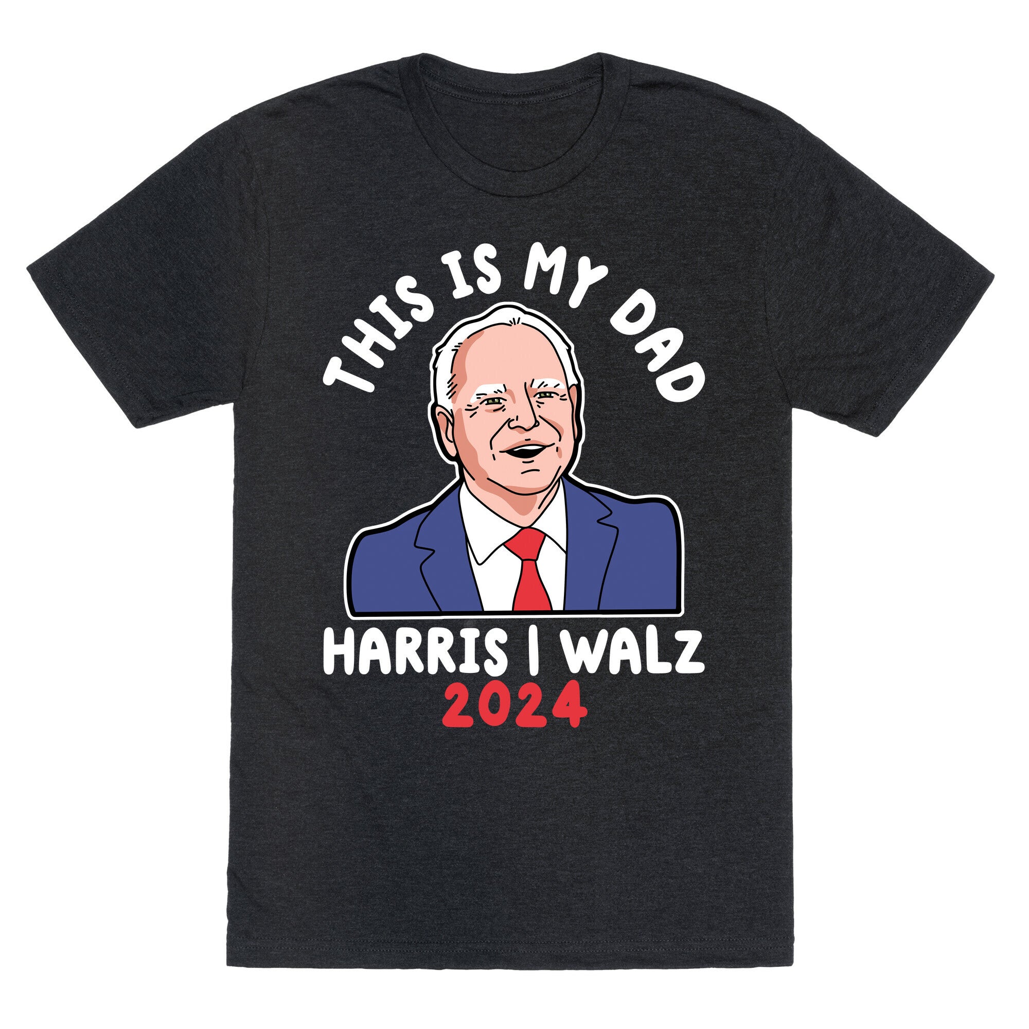 This Is My Dad Tim Walz Unisex Triblend Tee
