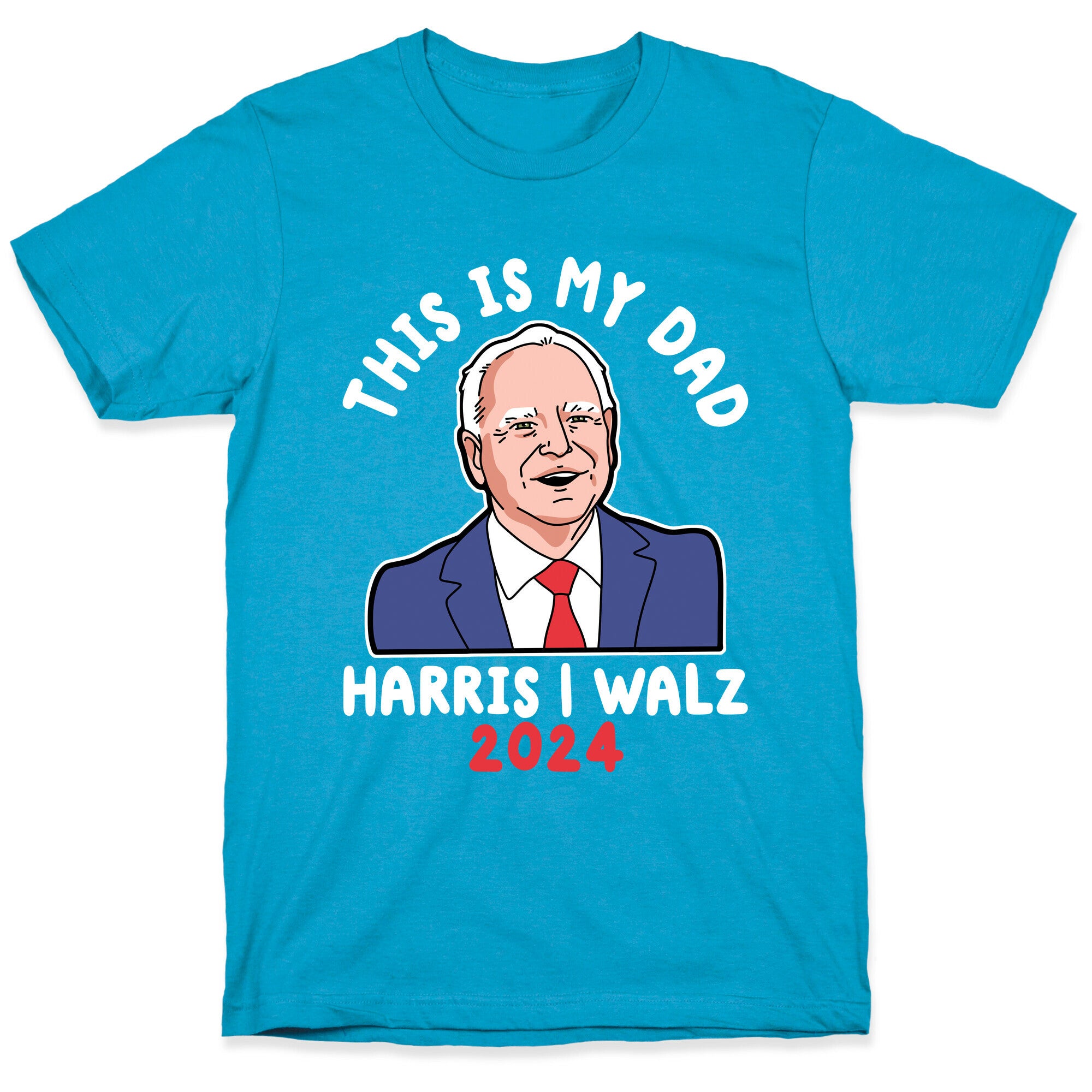 This Is My Dad Tim Walz Unisex Triblend Tee
