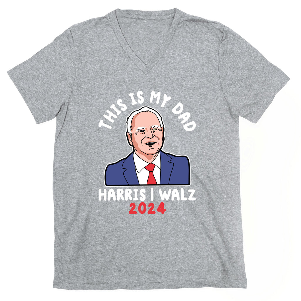 This Is My Dad Tim Walz V-Neck