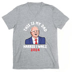 This Is My Dad Tim Walz V-Neck