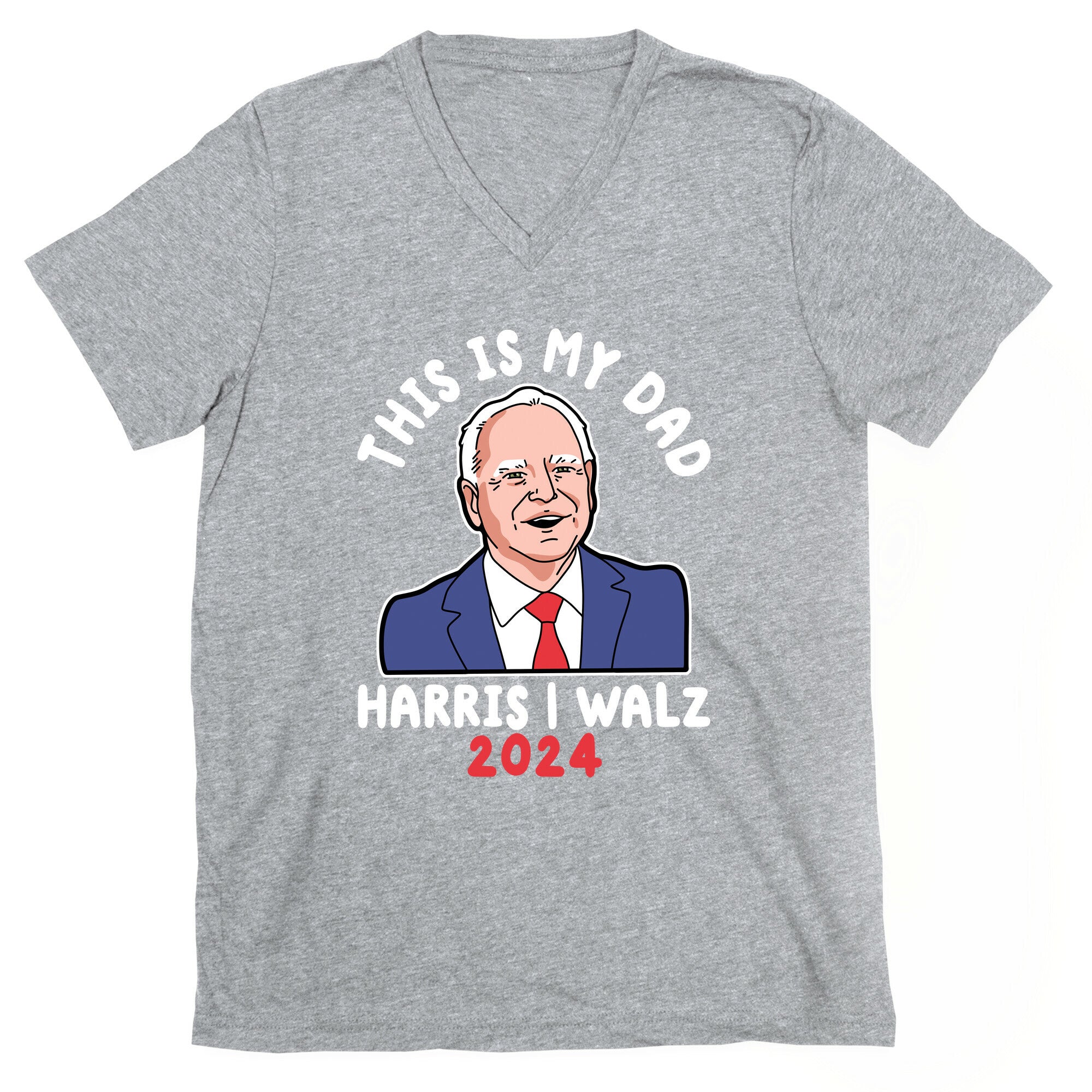 This Is My Dad Tim Walz V-Neck