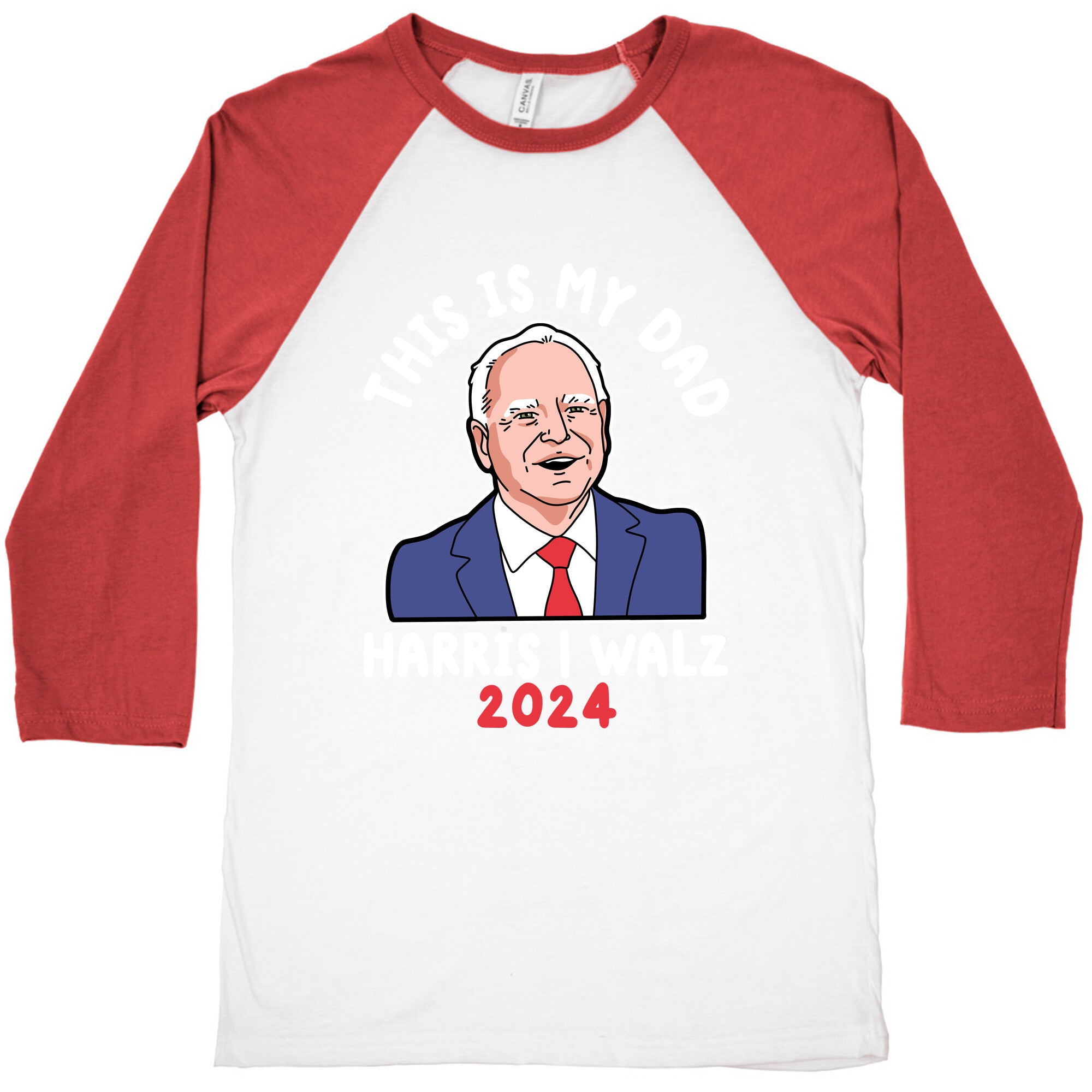 This Is My Dad Tim Walz Baseball Tee