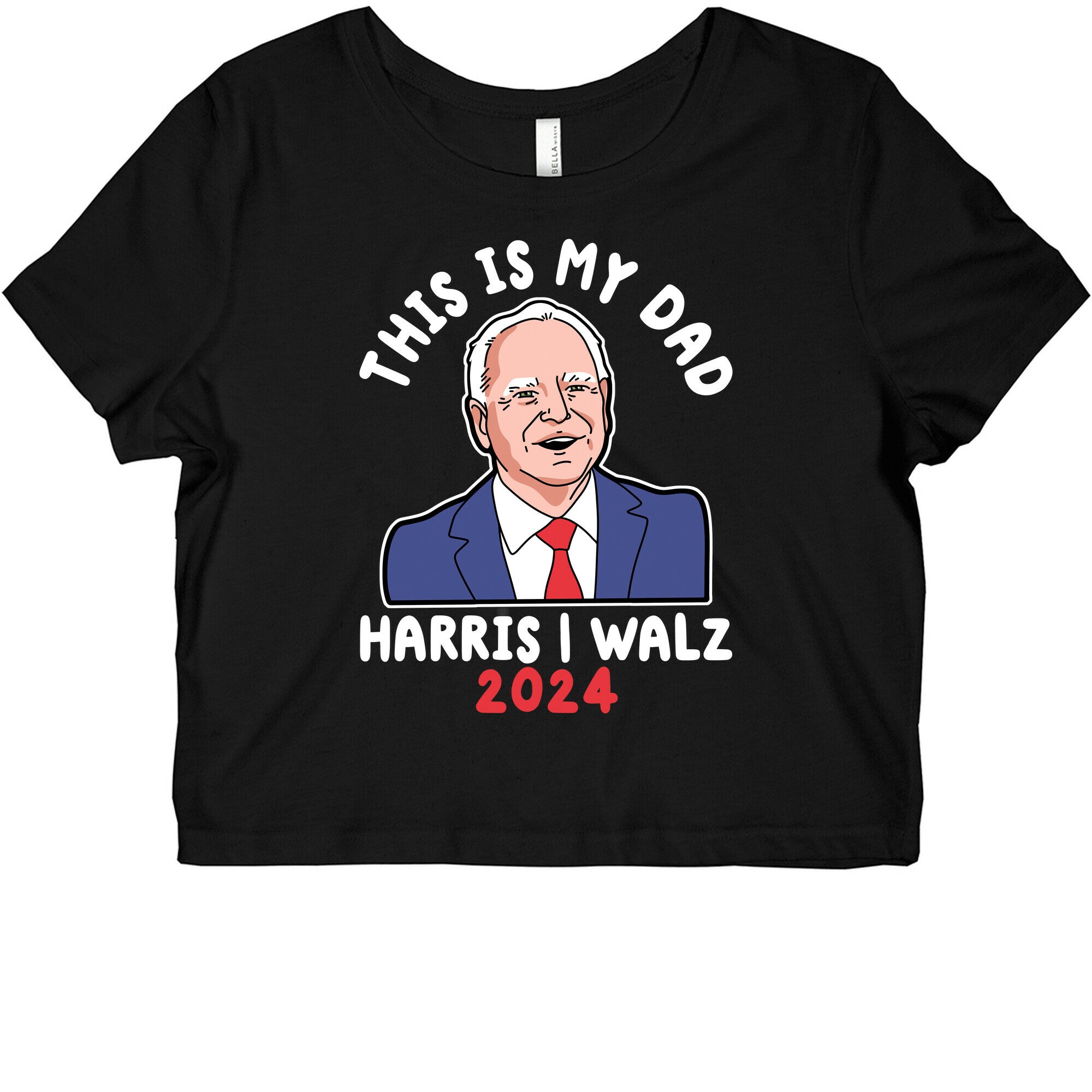 This Is My Dad Tim Walz Graphic Baby Tee
