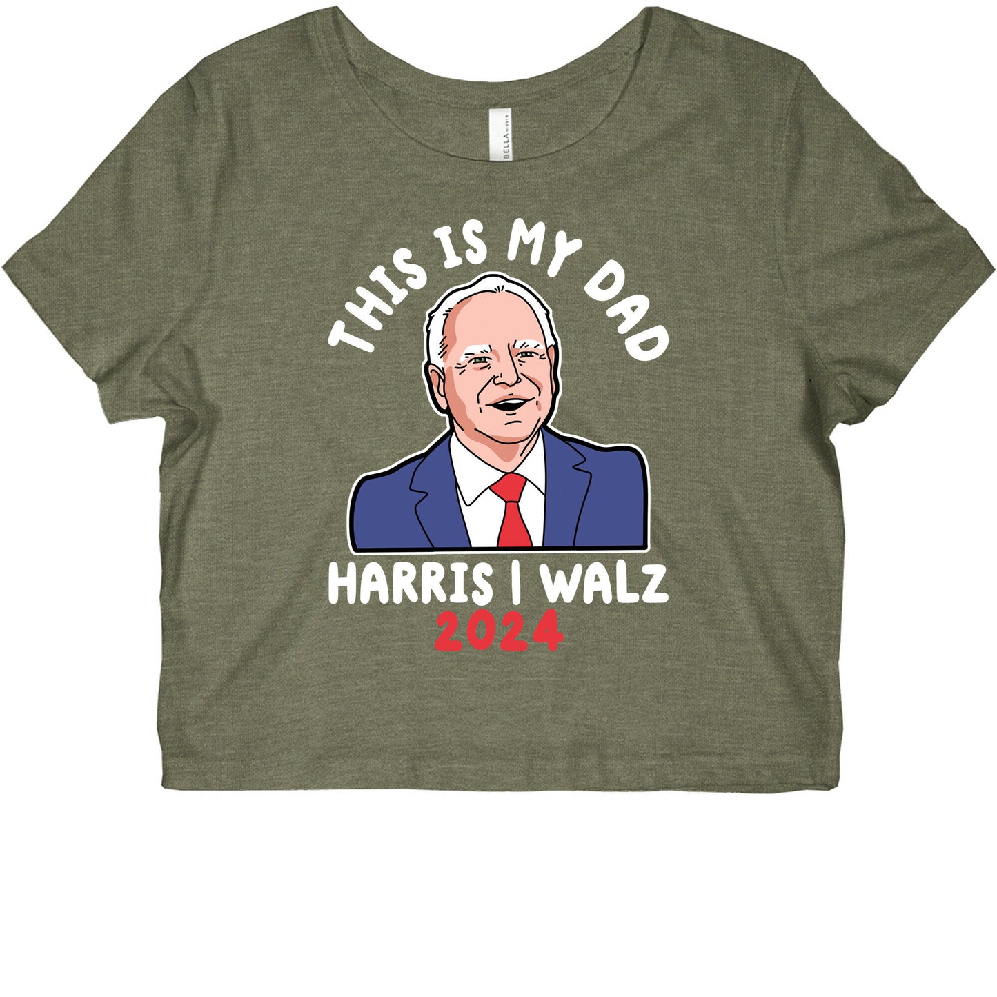 This Is My Dad Tim Walz Graphic Baby Tee