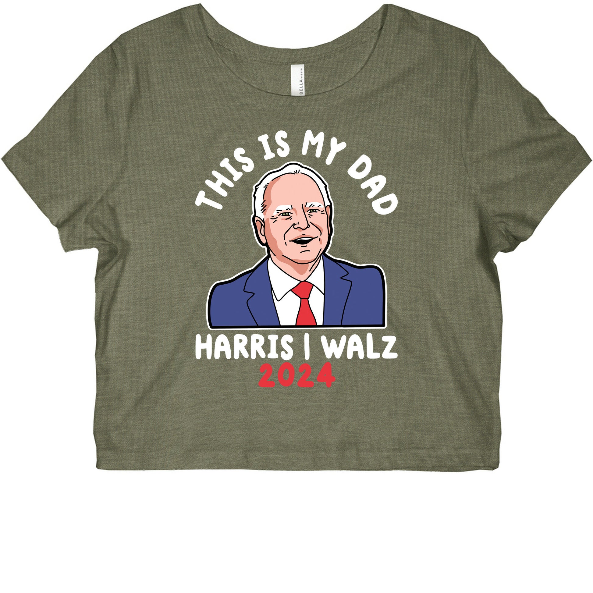 This Is My Dad Tim Walz Graphic Baby Tee