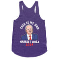 This Is My Dad Tim Walz Racerback Tank