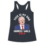 This Is My Dad Tim Walz Racerback Tank