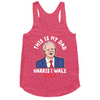 This Is My Dad Tim Walz Racerback Tank