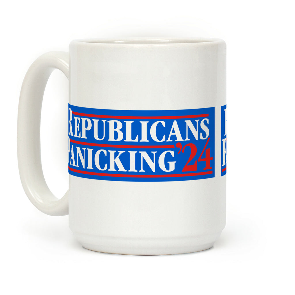 Republicans Panicking 2024 Coffee Mug