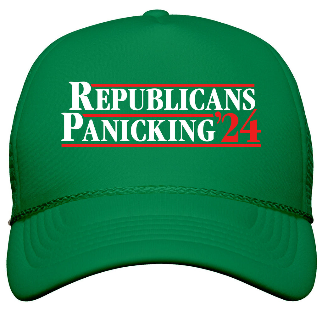 Republicans Panicking 2024 Snapback Trucker Hat