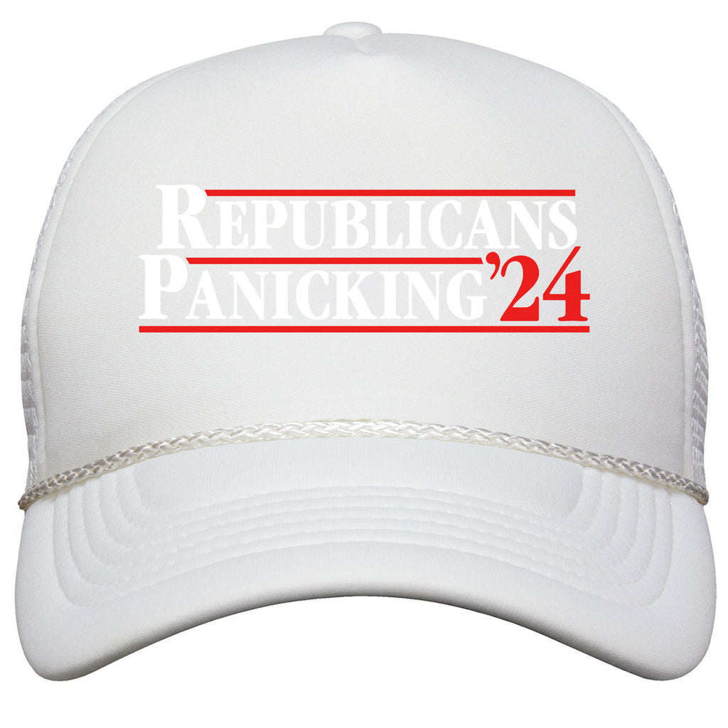 Republicans Panicking 2024 Snapback Trucker Hat