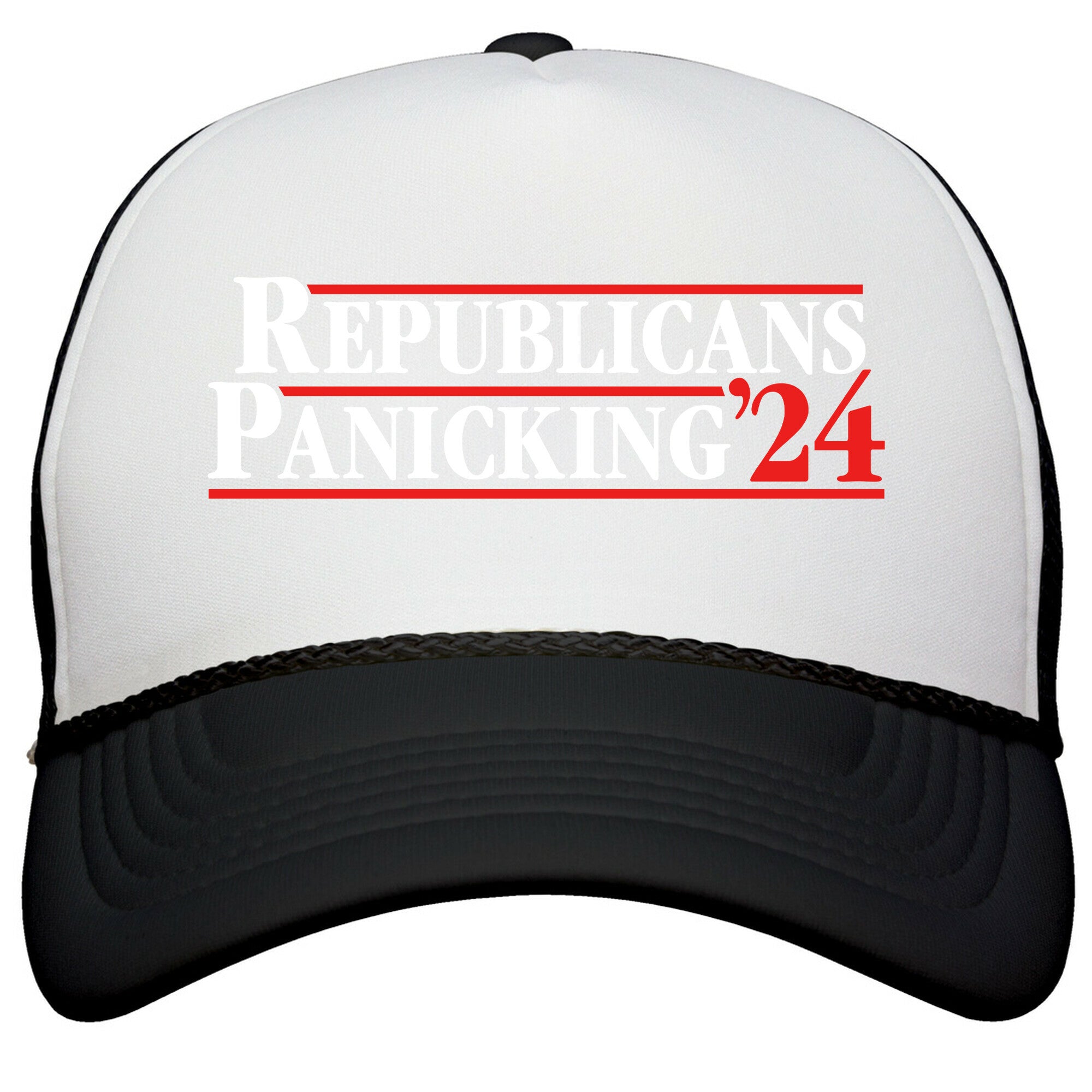 Republicans Panicking 2024 Snapback Trucker Hat