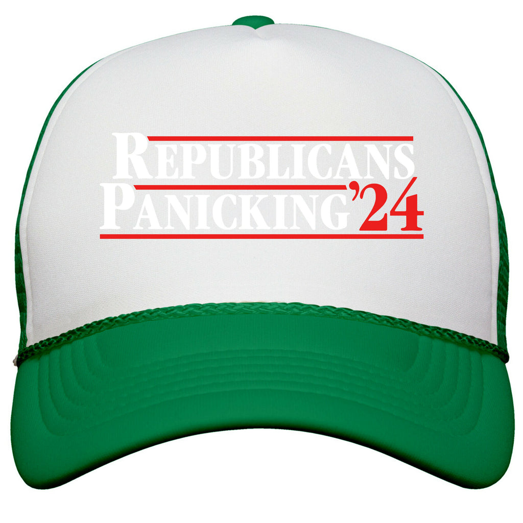 Republicans Panicking 2024 Snapback Trucker Hat