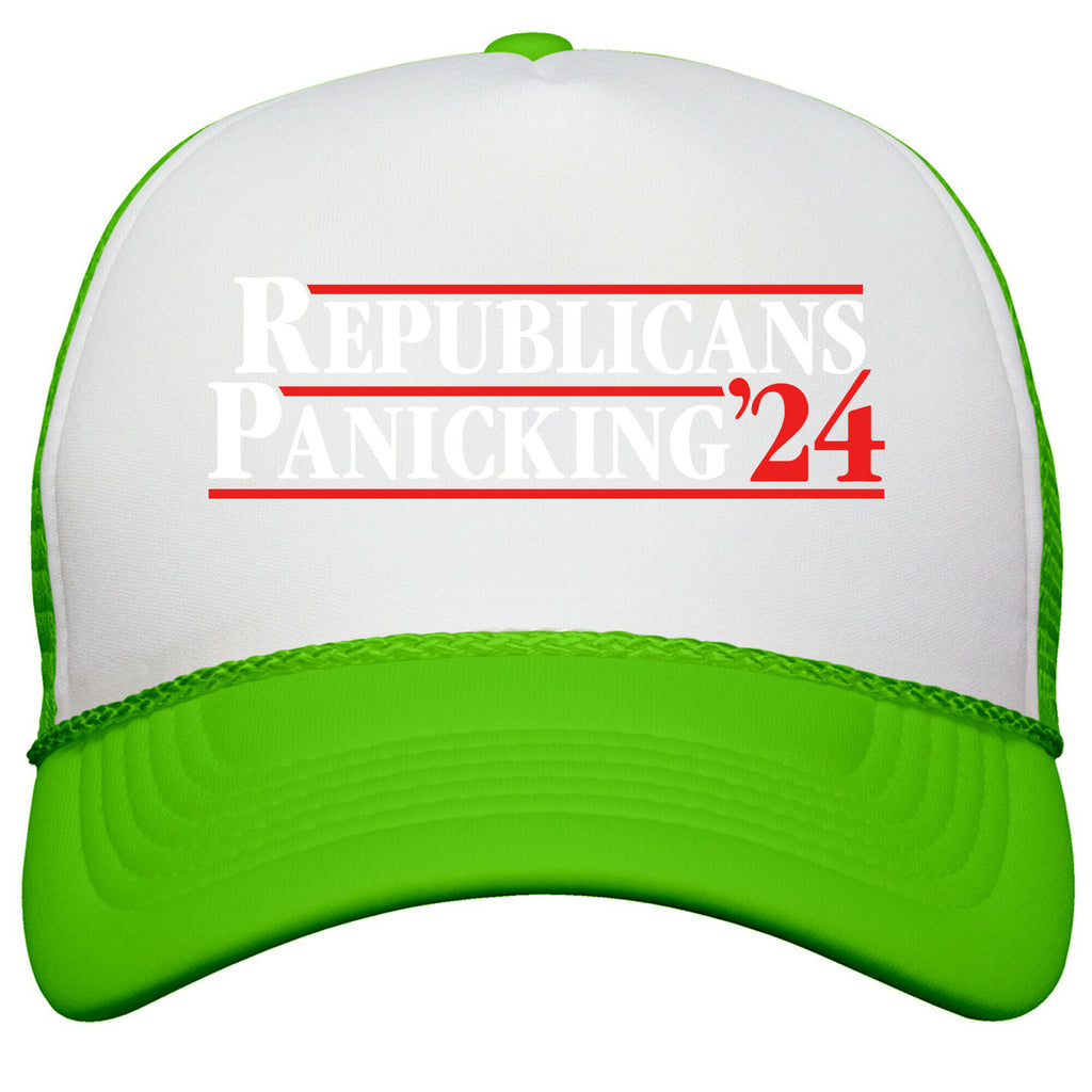 Republicans Panicking 2024 Snapback Trucker Hat