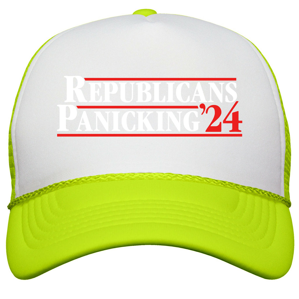 Republicans Panicking 2024 Snapback Trucker Hat