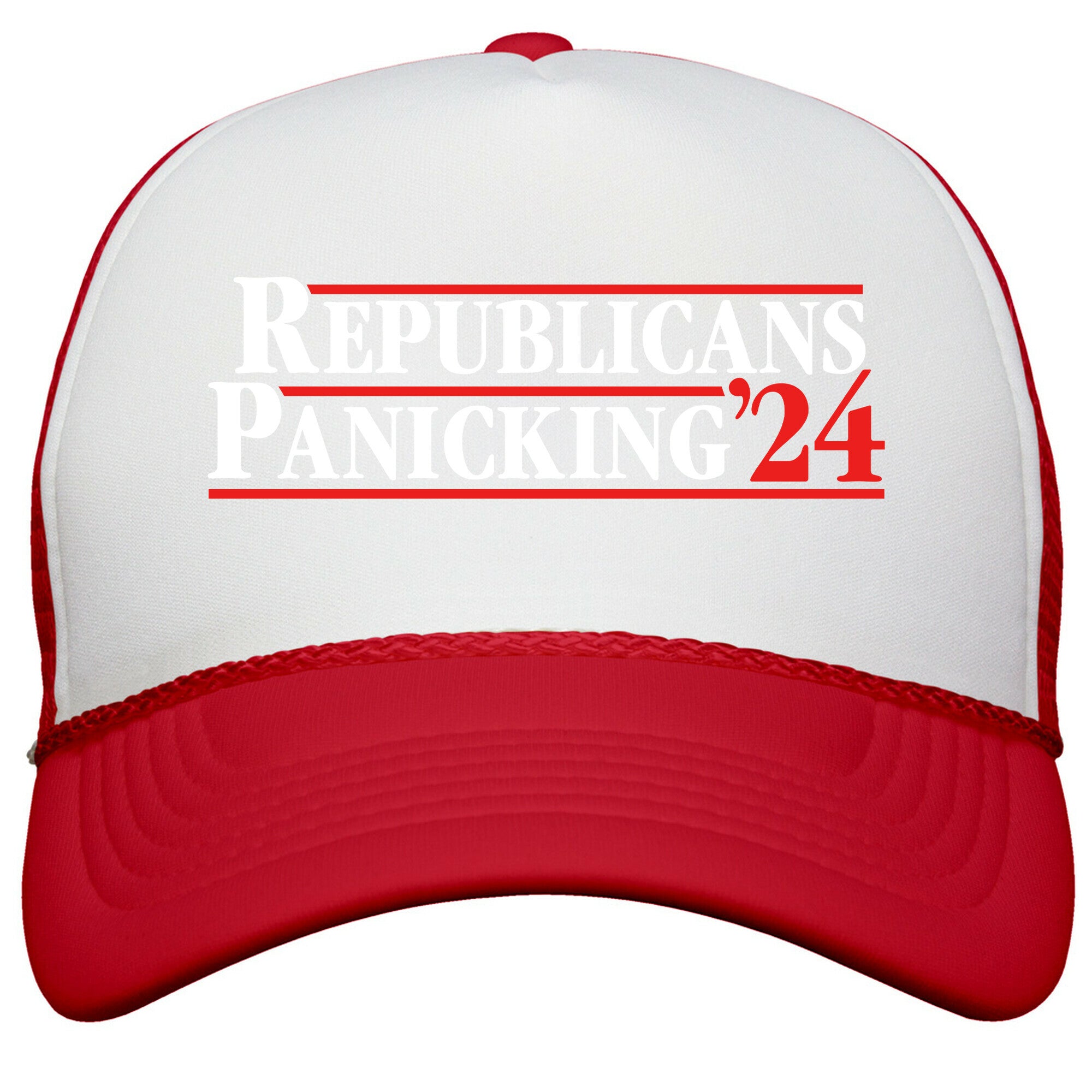 Republicans Panicking 2024 Snapback Trucker Hat